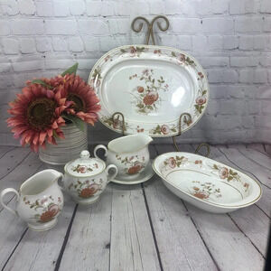 vintage Hofgarten by Noritake serving set cottagecore entertainment